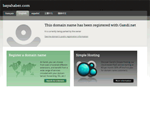 Tablet Screenshot of bayahaber.com